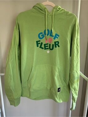 Converse x Golf Le Fleur Tyler The Creator Green Hoodie size M
